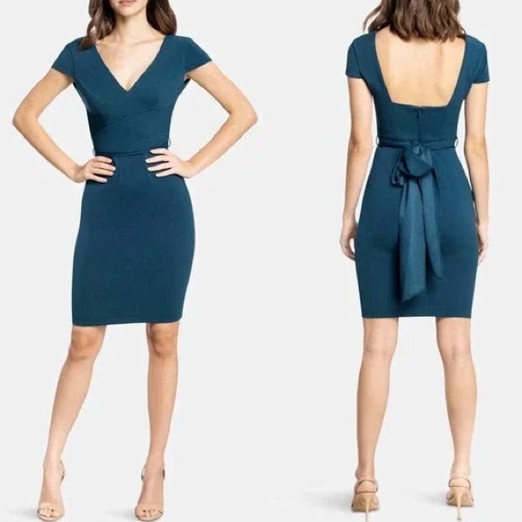 Dress the Population Dresses & Skirts - Dress the Population Dana - Peacock Blue